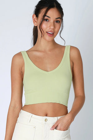 Herringbone Crop Top - Various Colors