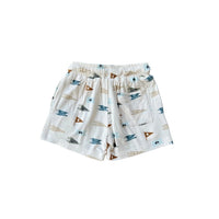 Boy's Everyday Shorts in Retro Banner