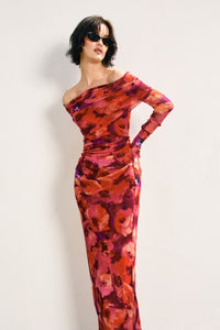Dancing With Love Off The Shoulder Dress