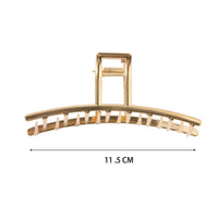 Gold Tone Metal Hair Claws