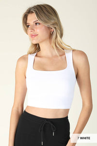 Clean Line Square Neck Top