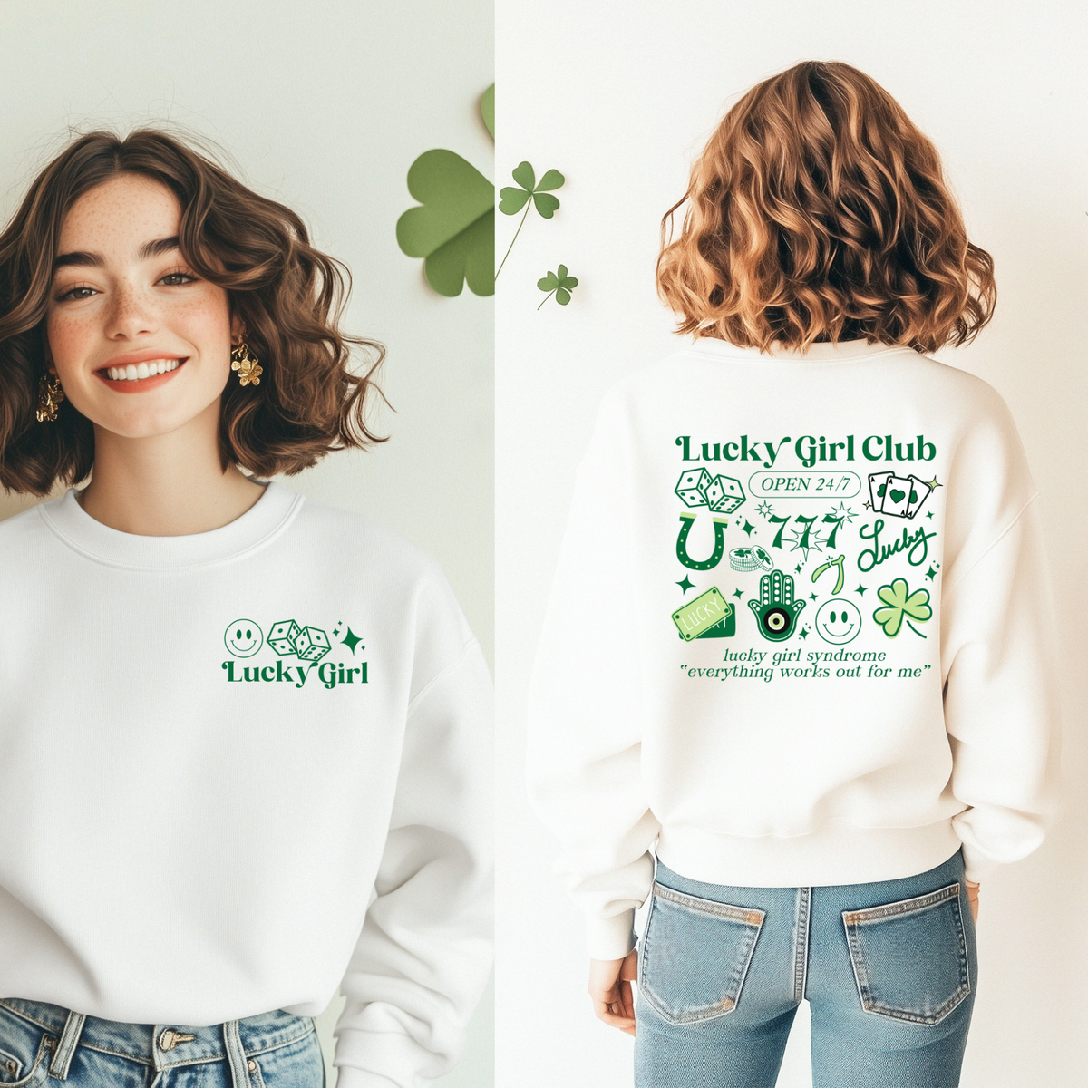 Lucky Girl Club Crewneck