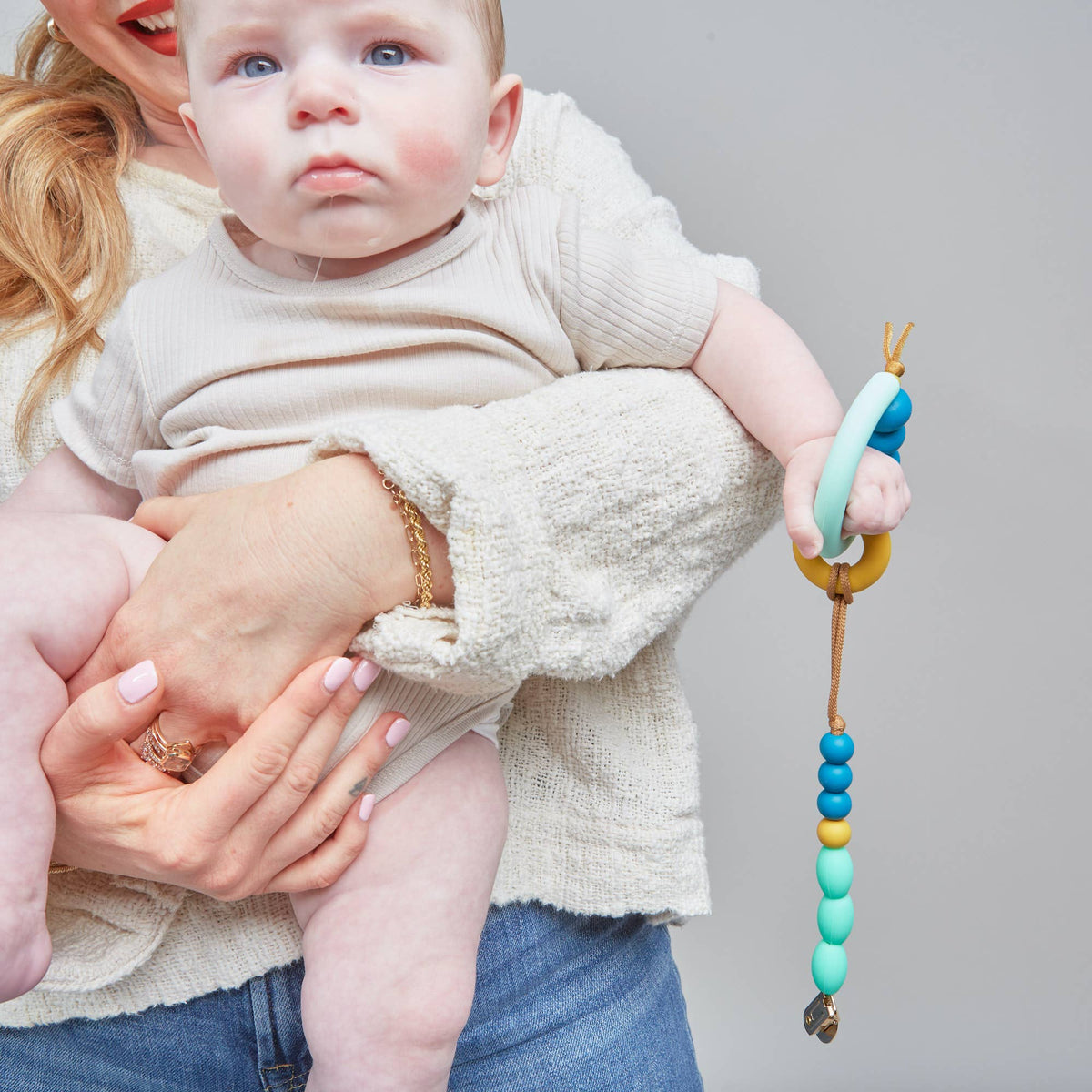 Pacific Arch Ring Teether + Clip Set