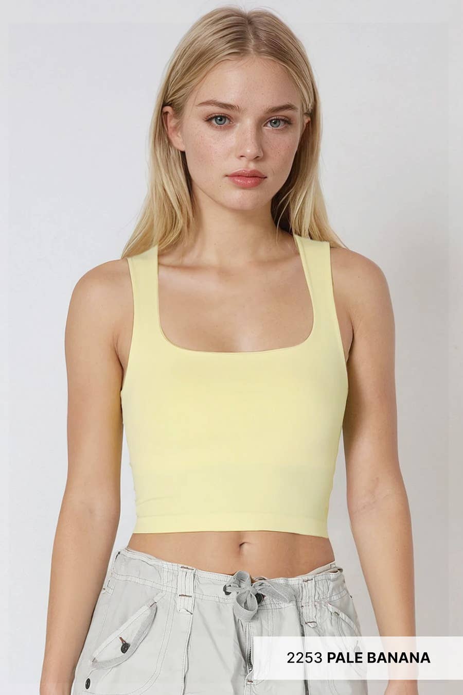 Clean Line Square Neck Top