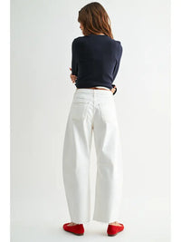Jessie Seamed Barrel Denim - Assorted Washes
