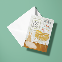Oh Baby Nursery Card