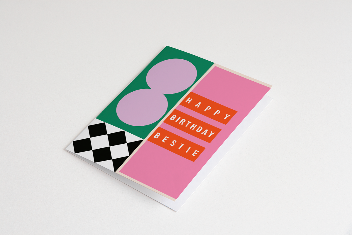 Bestie Birthday Card