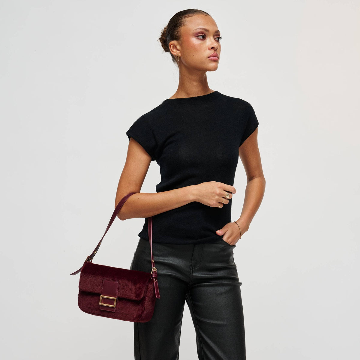Beverly - Faux Fur Crossbody