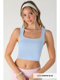 Clean Line Square Neck Top