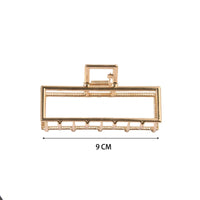 Gold Tone Metal Hair Claws