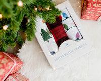 Cotton Muslin Swaddle Blanket Set - Holiday Haul