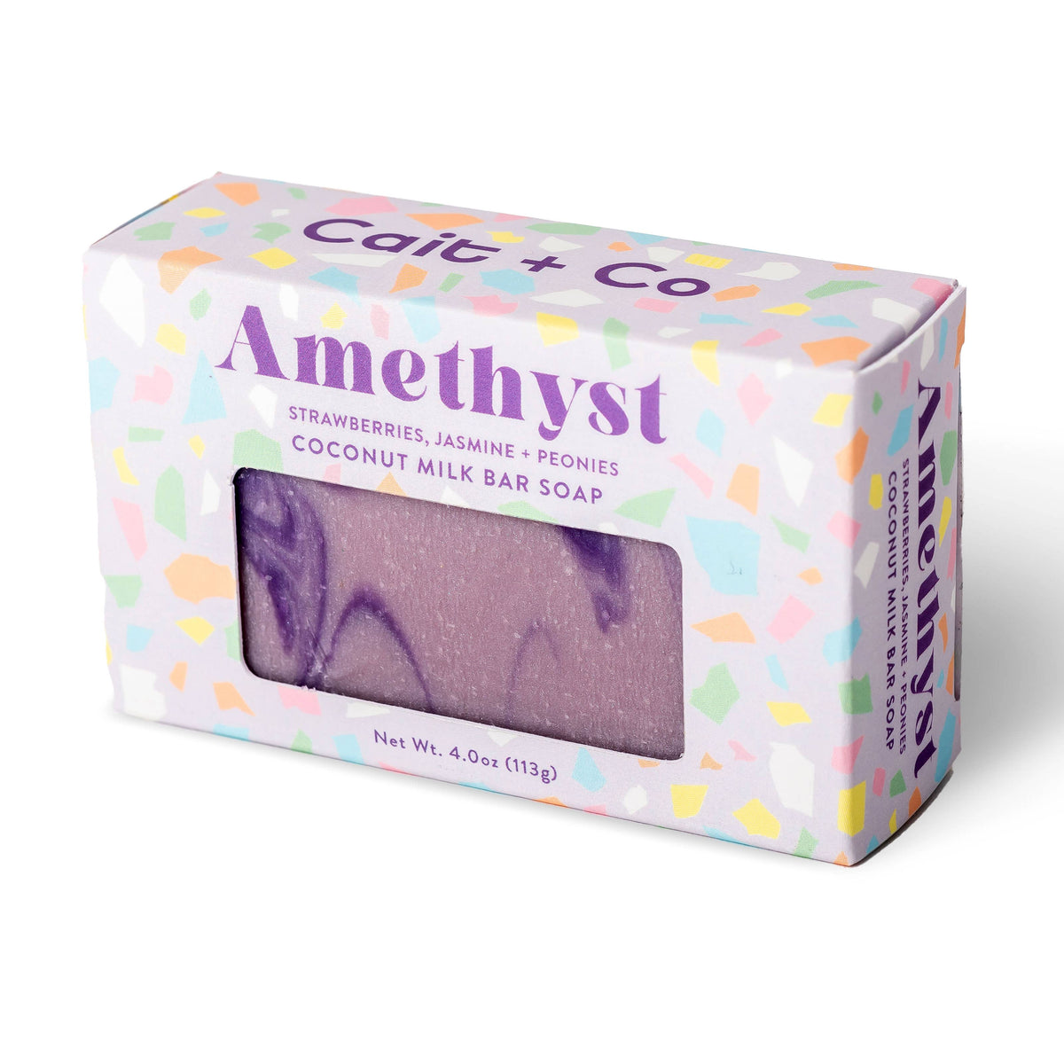Cait & Co Amethyst Coconut Milk Bar Soap