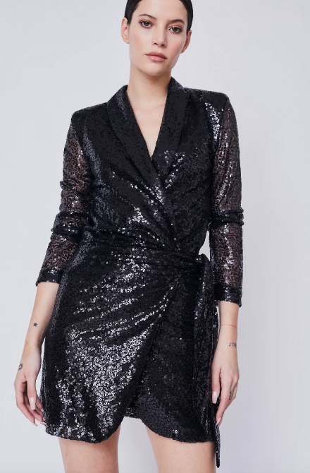 Zara blazer sequin sales dress