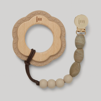 January Moon Teether + Clip Set - Assorted Styles