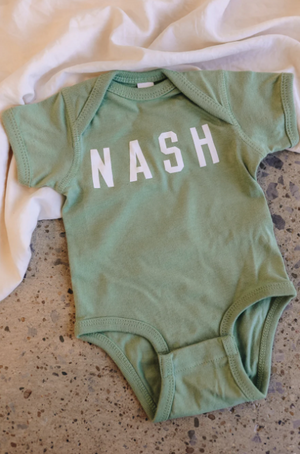 THE NASH COLLECTION Baby Onsie - assorted colors